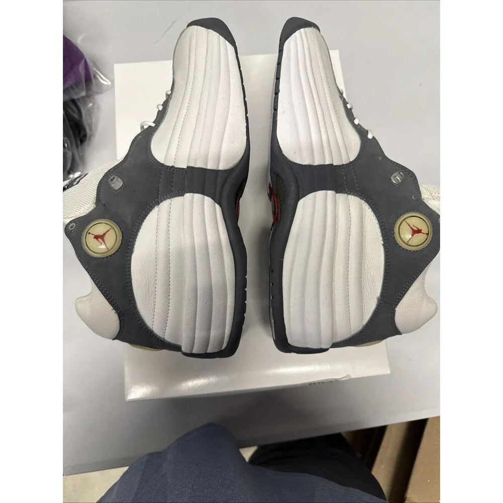 Jordan Jumpman Team 1 White Gray Retro Basketball Shoes Size 12 Men New RARE
